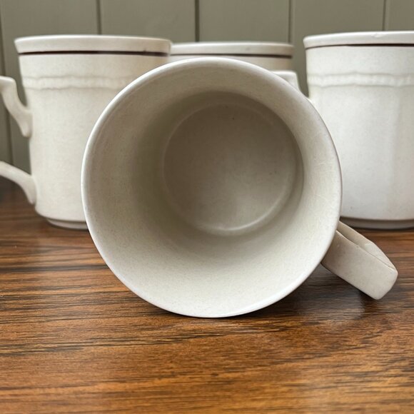 Kensington Handcrafted England Ironstone 4 Mugs - Picture 10 of 15